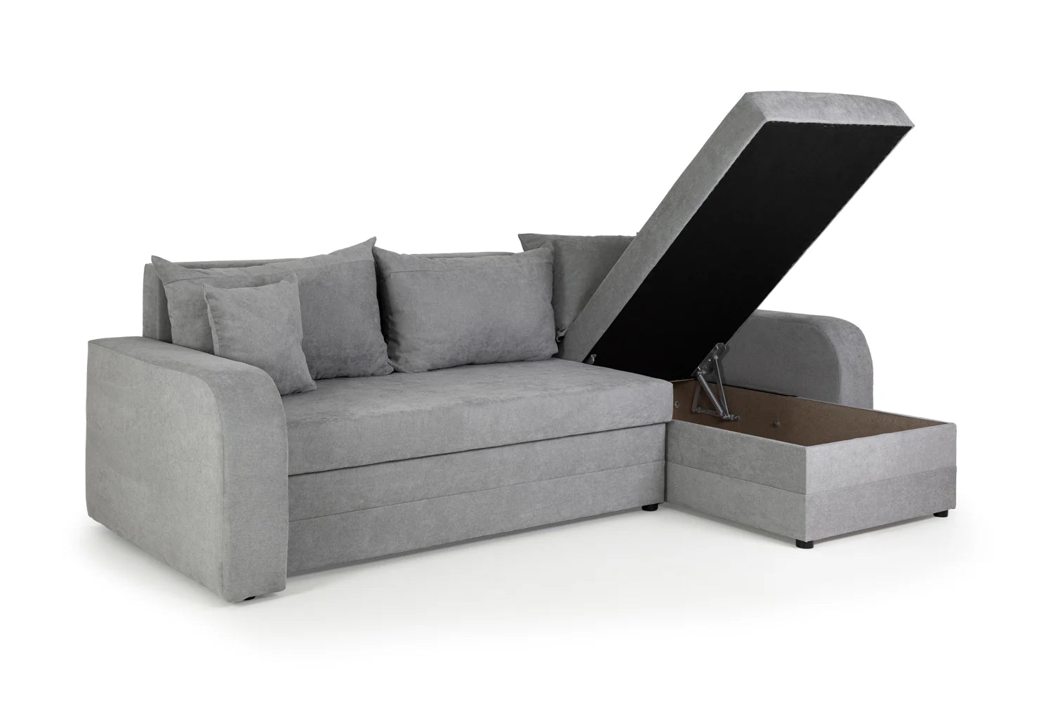 Carnaby Sofa Boucle Grey U Shape Corner