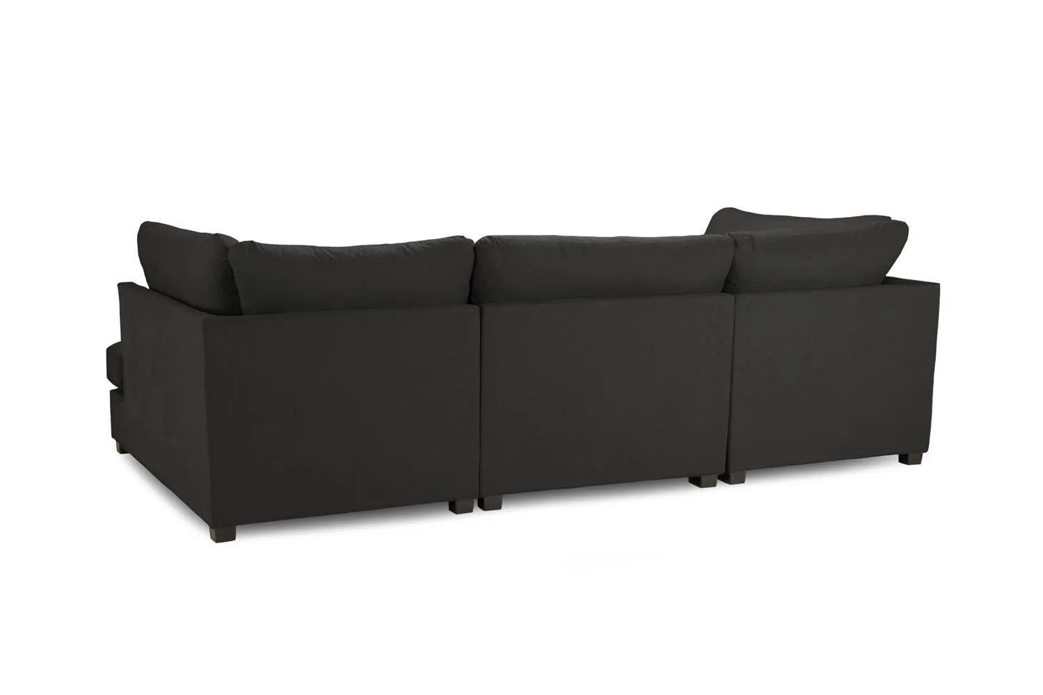 Carnaby Classic Sofa Black U Shape Corner